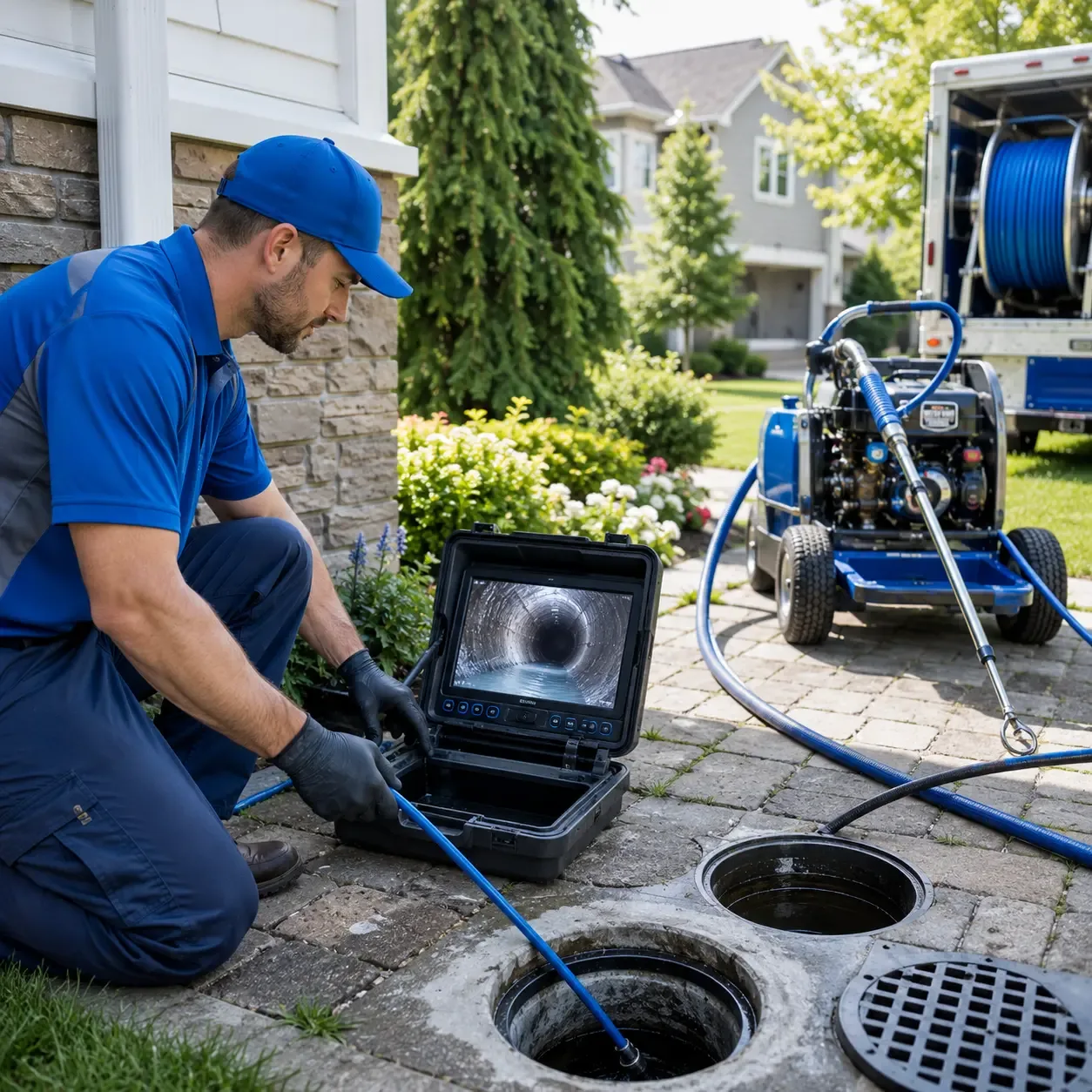 Outdoor drain cleaning professionals serving Berclair, TX